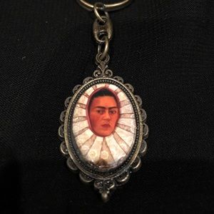 Frida Kahlo key chain two sides